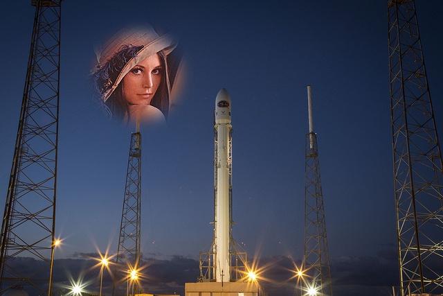 Cuscino Image.paste risultato maschera cerchio sfocatura